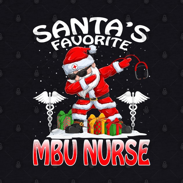 Santas Favorite Mbu Nurse Christmas T Shirt by intelus